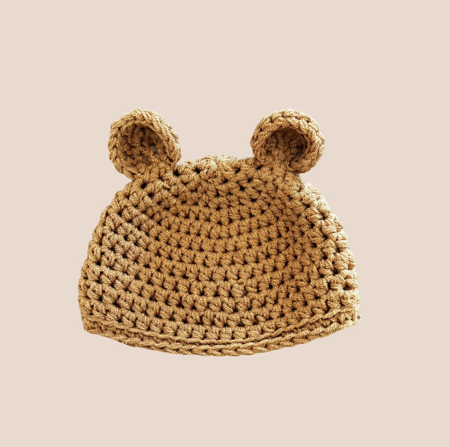 Bear Beanie - Toffee