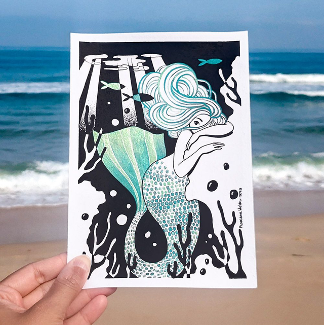 SIRÈNE // original A5 métallisé ✨🧜‍♀️