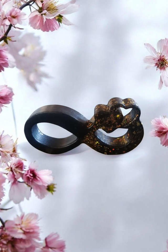 Signe de l infini en plâtre de Paris, unique et personnalisable