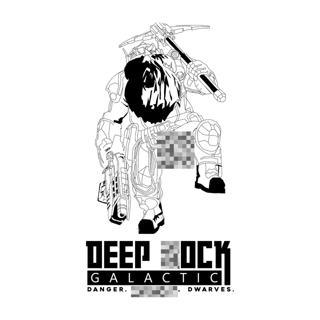 Deep Cock Galactic Framed Poster