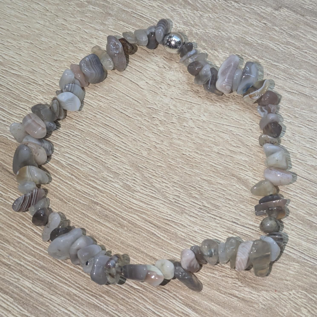 Bracelet "Agate du Botswana" baroque BR-231