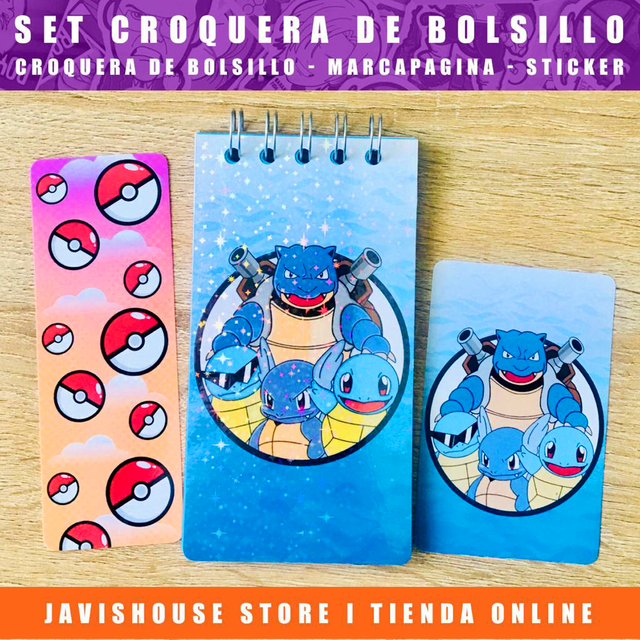 Set Croquera Squirtle