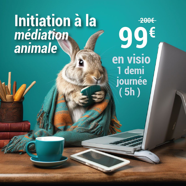 Initiation à la Médiation Animale - à Distance - 1 Demi-journée (5h)