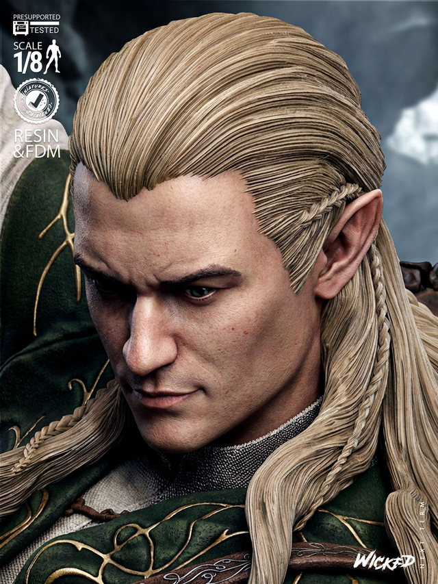 DIORAMA LEGOLAS VS TROLL série movie