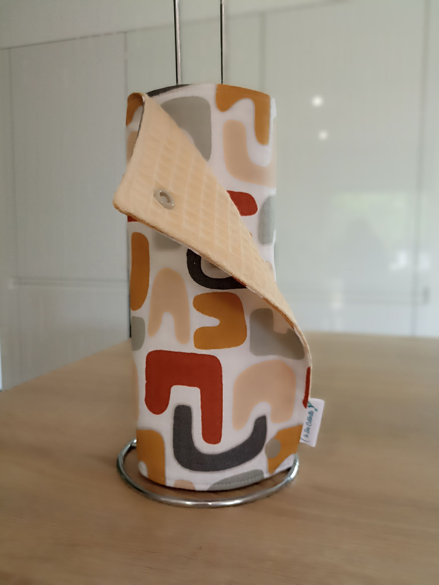 Rouleau essuie - tout de 8 feuilles - Terracotta