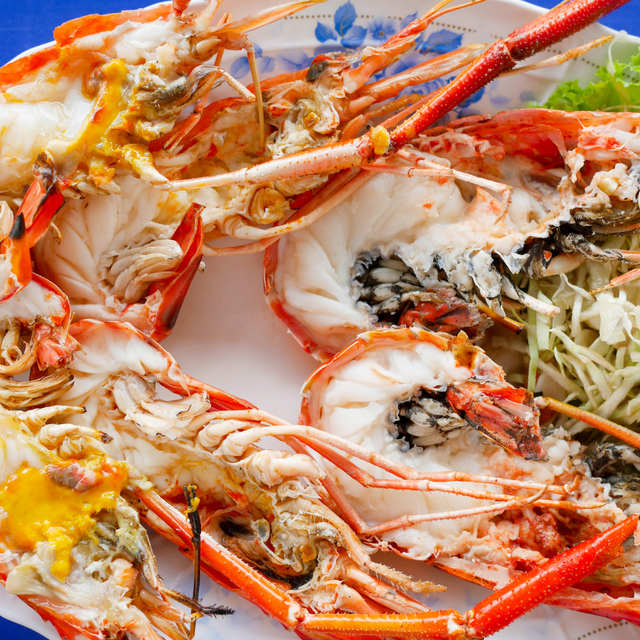 Gambas géantes crues