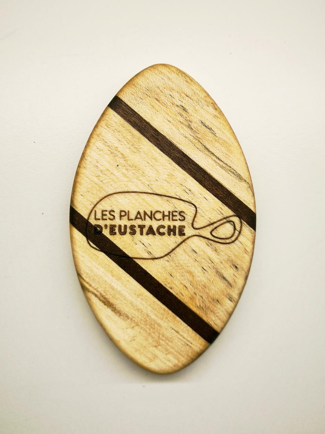 Décapsuleur ballon de rugby  🏈 érable sycomore/acajou