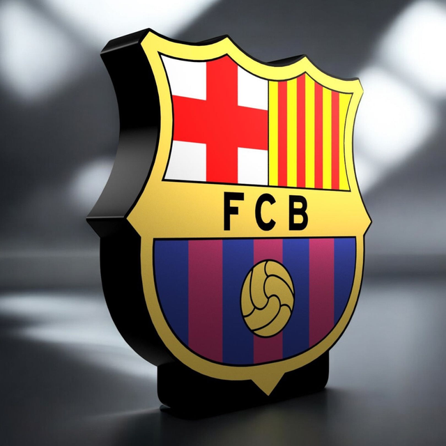 Lampe 3D FC Barcelone LED - Pour les vrais supporters du Barça ! 