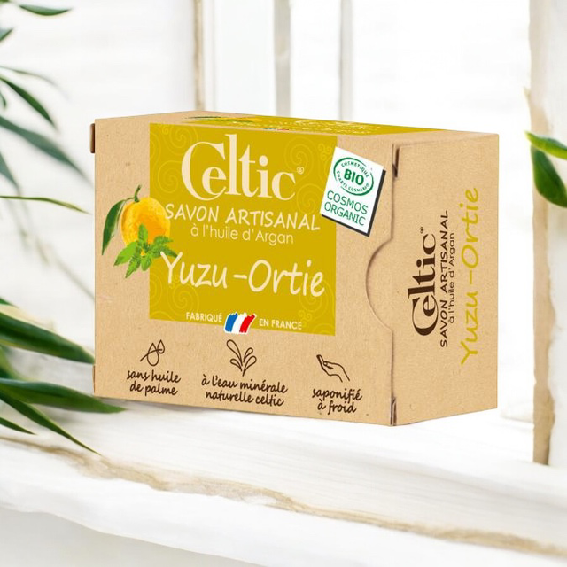 Savon Celtic au citron yuzu et ortie BIO - 140g