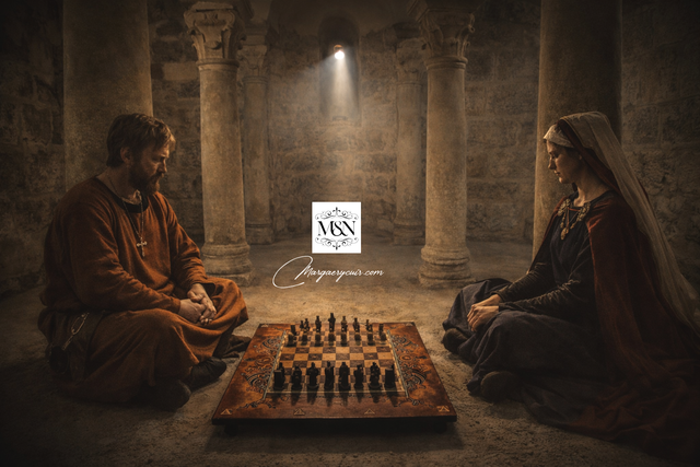 Jeu d'échecs médiéval Bataille d'Hastings 1066