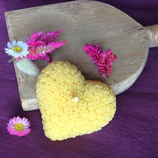 BOUGIE MOULEE COEUR 8 CM