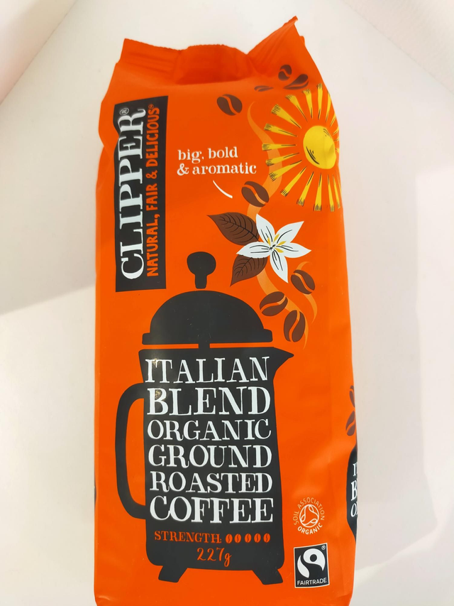 Clipper Organic Italian Coffee Ground 227g 25163