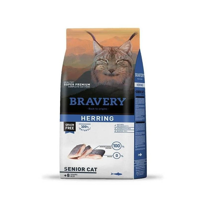 Bravery Herring Senior Cat 2KG