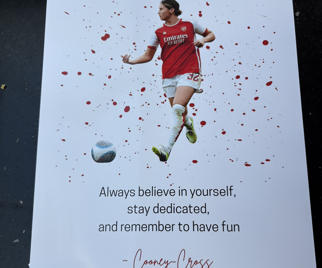 Kyra Cooney-Cross Arsenal A4 Poster