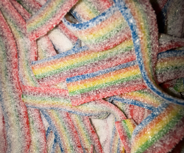 10 BANDEAUX ARC-EN-CIEL PIK 