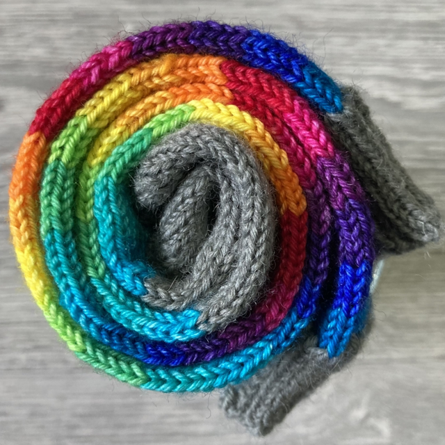 &#039;Somewhere over the rainbow&#039; Socks - Luxury Merino Wool - UK 2-4