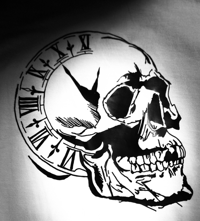 Skull Time - signé KTK - Édition 🍂