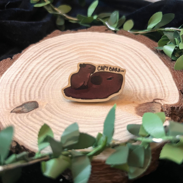 Pin animal - capybara