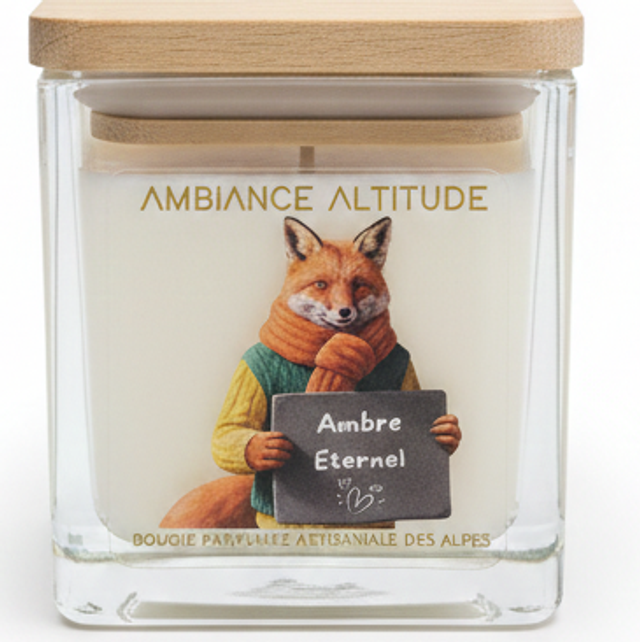 Vela 220gr AMBRE ETERNEL 