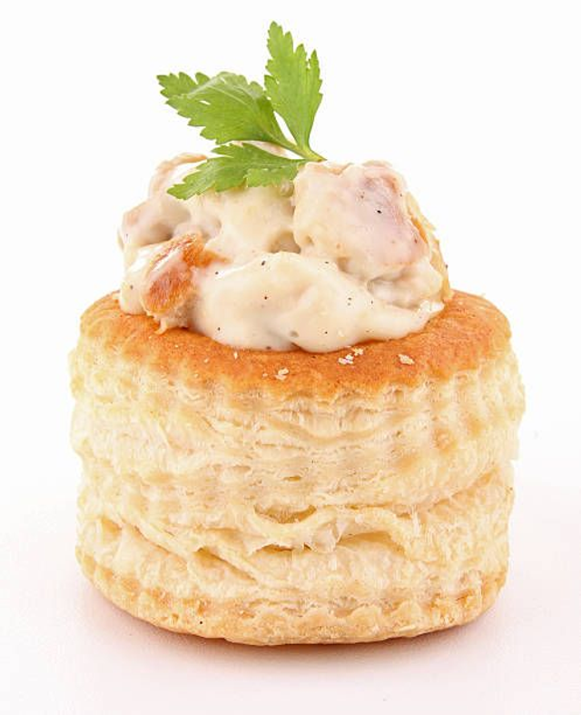 Vol-au-vent, garniture du jour 