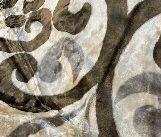 Couvertures, polaire 4kg 200/240 beige marron C 