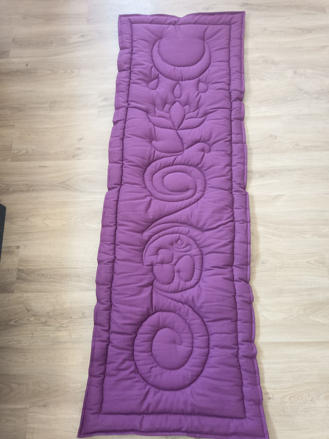 Tapis de yoga en laine de mouton