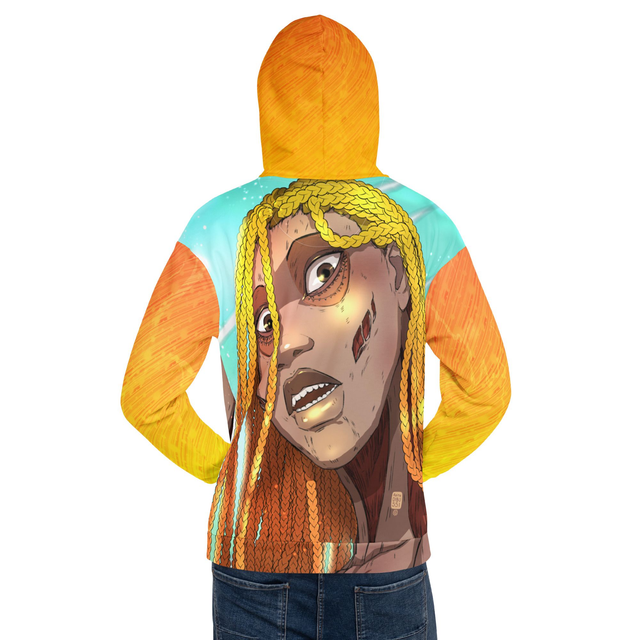 Sweatshirt à Capuche unisexe recyclé- Afrotitan