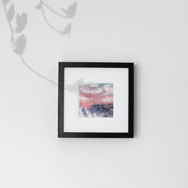 The Firth of the Clyde | &quot;Retreat&quot; 15cm x 15cm | Chaos of the sea fine art