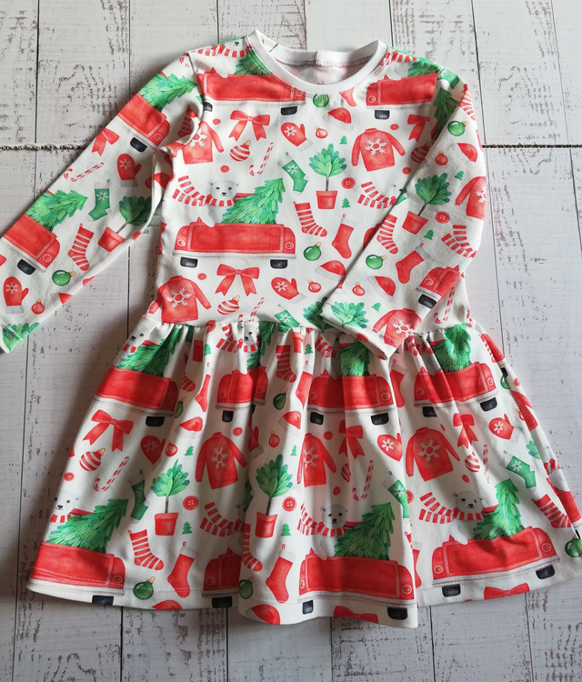 Children's Dress - Polar Bears &amp; Trucks