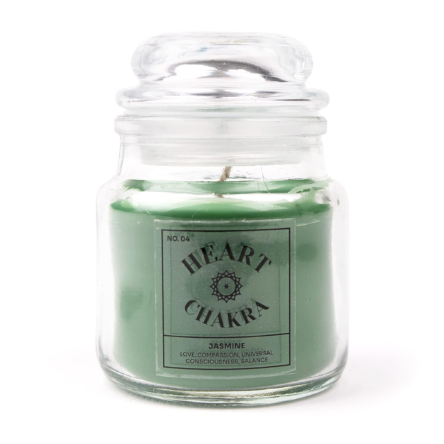 Heart Chakra Soy Wax Candle (Jasmine)