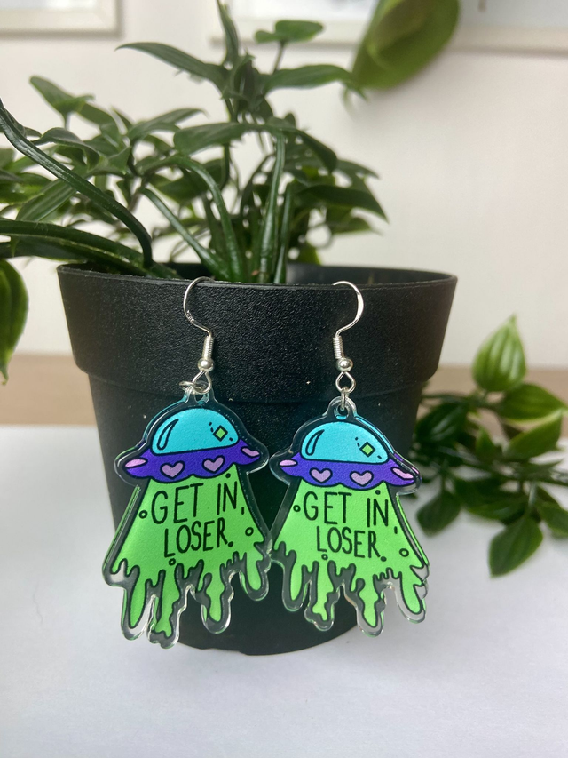 Loser abduction earrings.