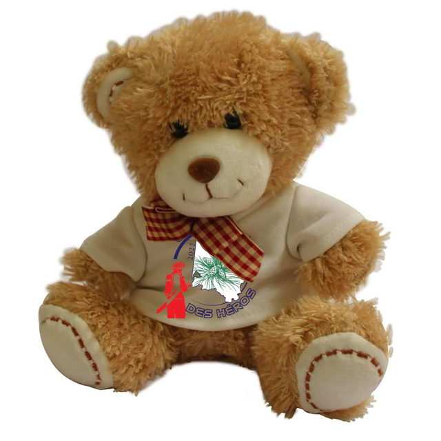Peluche OURSON + tee shirt logo