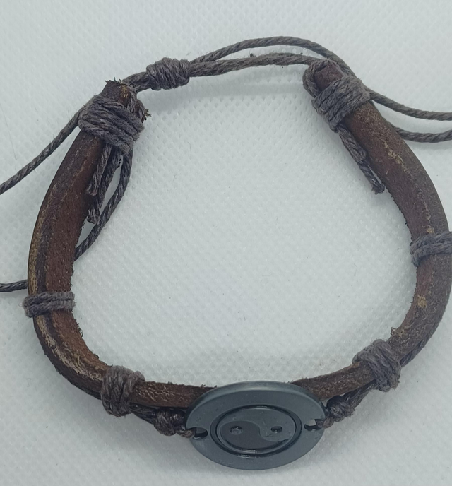 Bracelet Cuir (Yin-yang)