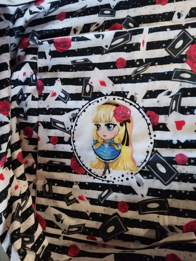 Tissu Rayé Alice pour COMMANDE 