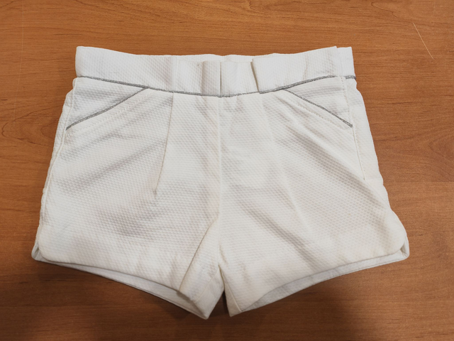 Short blanc 18 mois