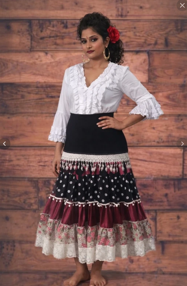 490 Taille S Jupe canastera 