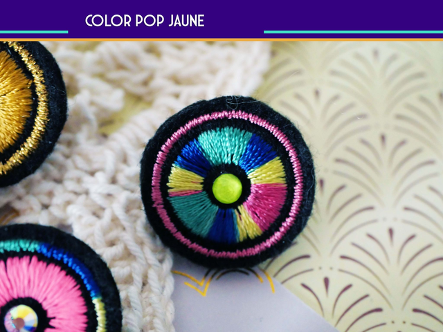 Pupille (Pins brodé machine)