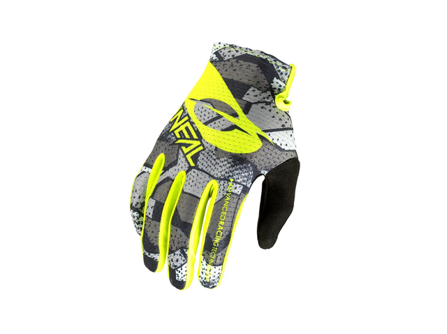 O’NEAL MATRIX GLOVE CAMO V.22 GREY NEON YELLOW S/8