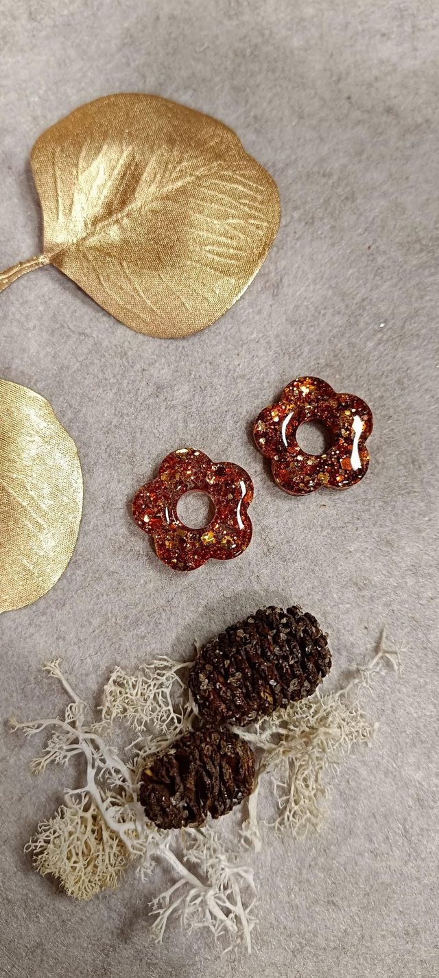 Maxi Léana - orange / doré 