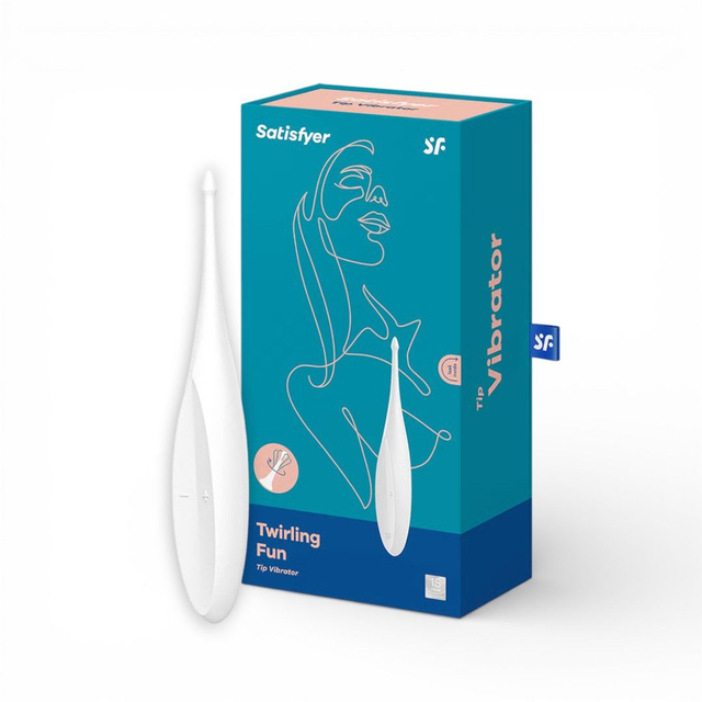 Satisfyer Vibrador de Punta Twirling Fun Blanco