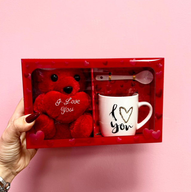 Tazza con cucchiaino e pupazzo 