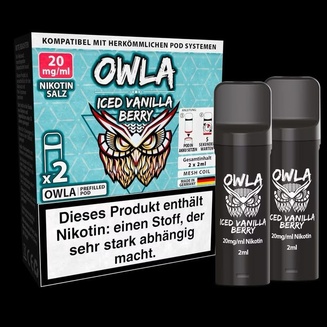 OWLA Iced Vanilla Berry – 2er Pods | 20 mg/ml