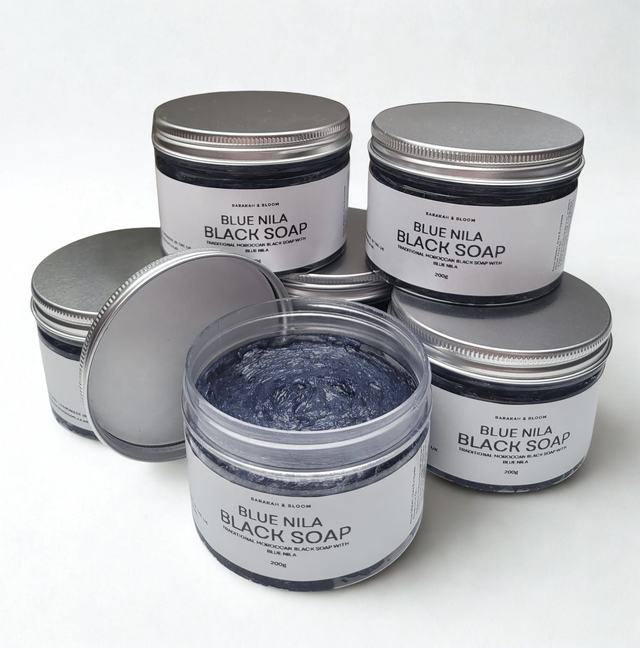 Moroccan Blue Nila Beldi Soap With frankincense