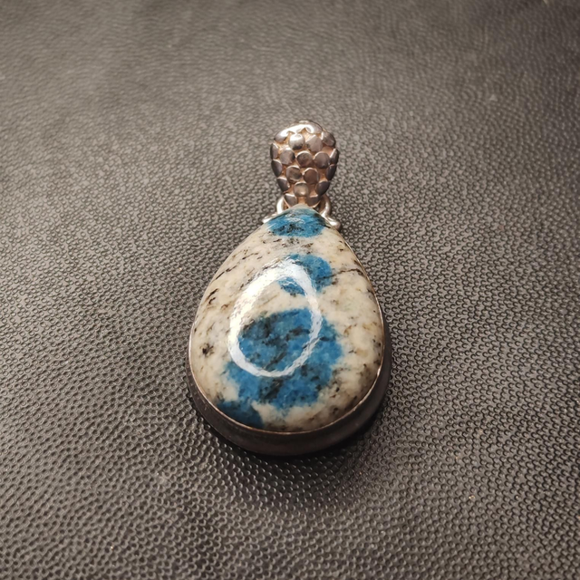 Pendentif Jaspe K2 et argent 