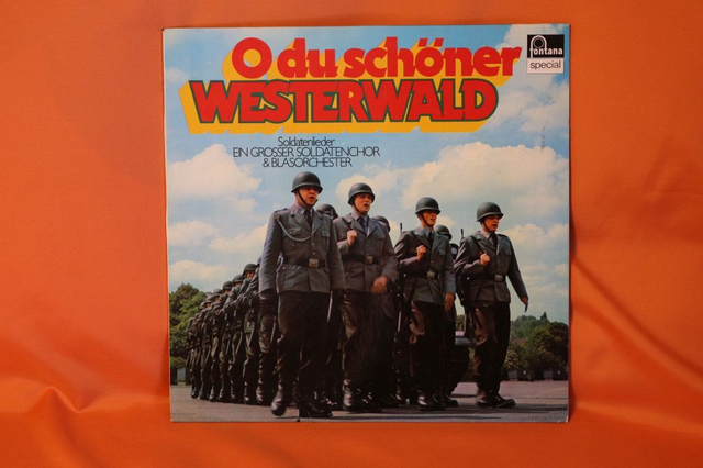 Vinyl LP Soldatenchor und Blasorchester "O du schöner Westerwald"