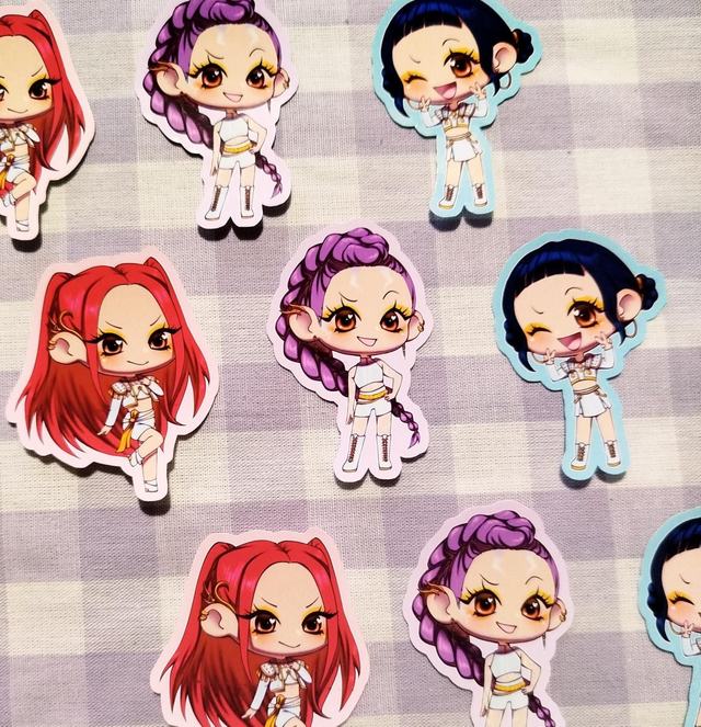 Stickers Huntrix K-POP Demon Hunters