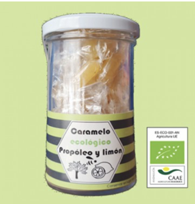 Bonbons bio au citron et à la propolis