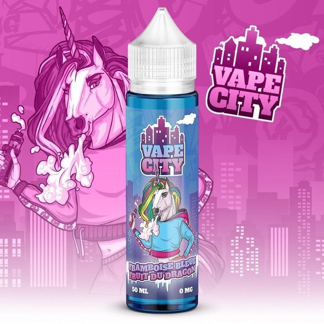 FRAMBOISE BLEUE FRUIT DU DRAGON VAPE CITY 50ML/100ML