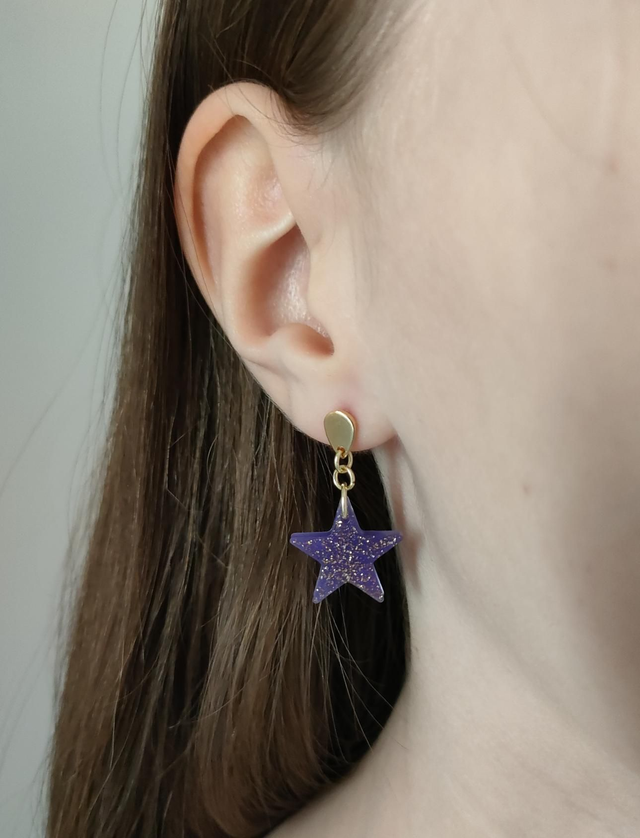 Boucles d'oreilles "Azaléa"