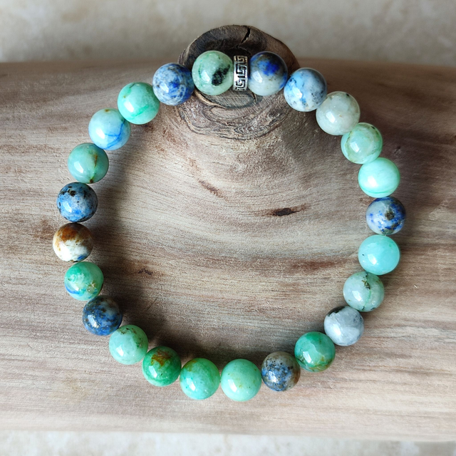 Bracelet chrysocole AA